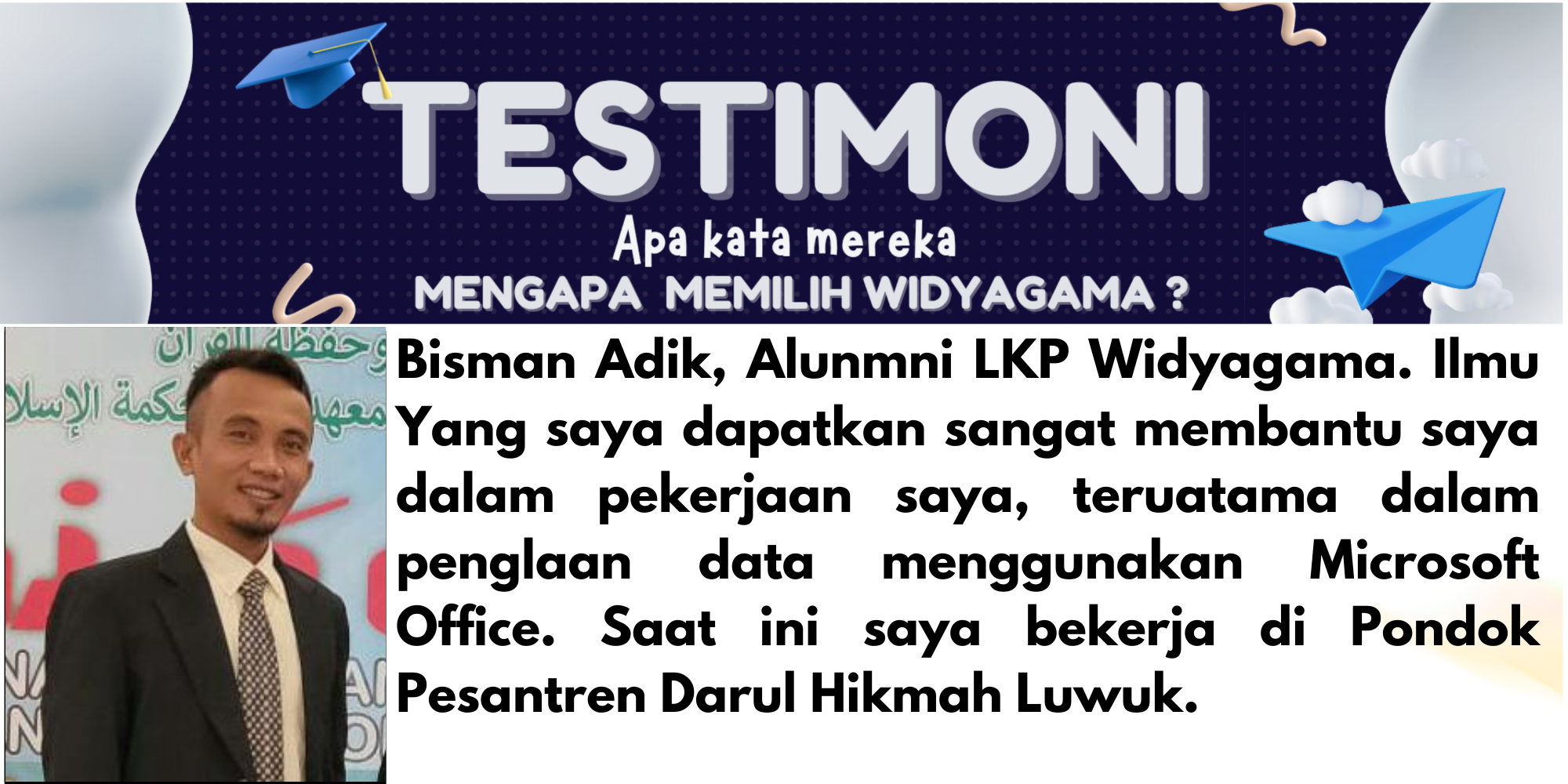 ulasan peserta lulusan kursus komputer bahasa inggris fec jatinangor